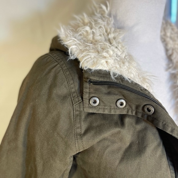 Maralyn & Me Faux-Fur-Trim Hooded Coat - Picture 7 of 11